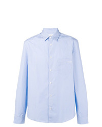 Мужская голубая рубашка с длинным рукавом от Golden Goose Deluxe Brand