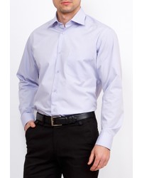 Мужская голубая рубашка с длинным рукавом от GREG