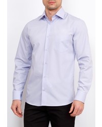 Мужская голубая рубашка с длинным рукавом от GREG