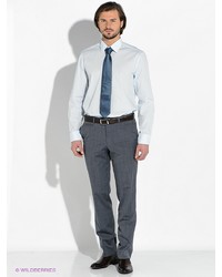 Мужская голубая рубашка с длинным рукавом от Greg Horman