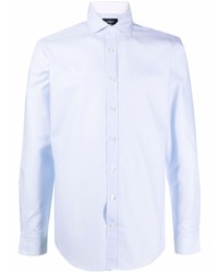 Мужская голубая рубашка с длинным рукавом от Hackett