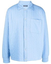 Мужская голубая рубашка с длинным рукавом от Jacquemus