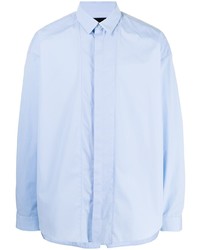 Мужская голубая рубашка с длинным рукавом от Juun.J