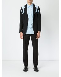 Мужская голубая рубашка с длинным рукавом от Yang Li