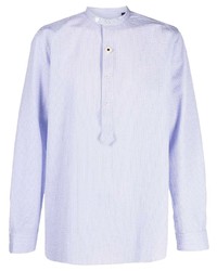 Мужская голубая рубашка с длинным рукавом от Lardini