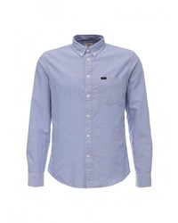 Мужская голубая рубашка с длинным рукавом от Lee