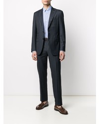 Мужская голубая рубашка с длинным рукавом от Fay