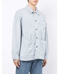 Мужская голубая рубашка с длинным рукавом от FIVE CM