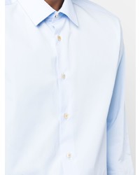 Мужская голубая рубашка с длинным рукавом от Paul Smith