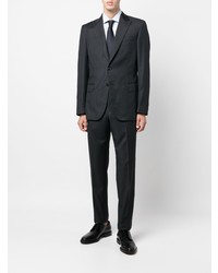 Мужская голубая рубашка с длинным рукавом от Zegna