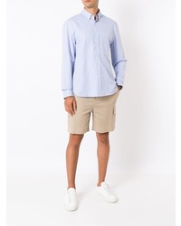 Мужская голубая рубашка с длинным рукавом от Egrey