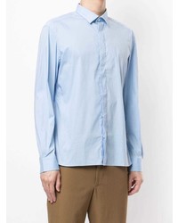 Мужская голубая рубашка с длинным рукавом от Kent & Curwen