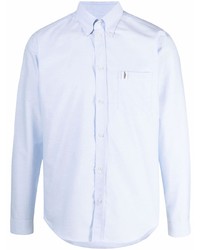 Мужская голубая рубашка с длинным рукавом от MACKINTOSH