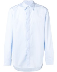 Мужская голубая рубашка с длинным рукавом от Maison Margiela
