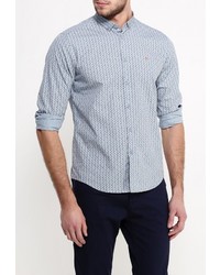 Мужская голубая рубашка с длинным рукавом от Merc