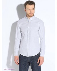 Мужская голубая рубашка с длинным рукавом от MEXX