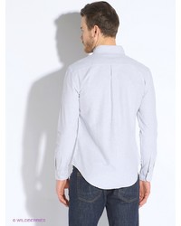 Мужская голубая рубашка с длинным рукавом от MEXX