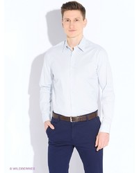 Мужская голубая рубашка с длинным рукавом от MEXX