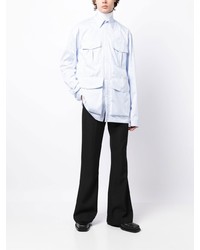 Мужская голубая рубашка с длинным рукавом от EGONlab