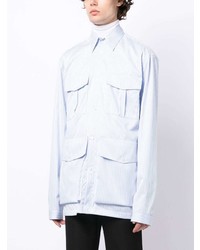 Мужская голубая рубашка с длинным рукавом от EGONlab