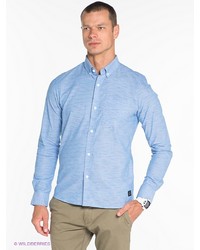 Мужская голубая рубашка с длинным рукавом от Outfitters Nation
