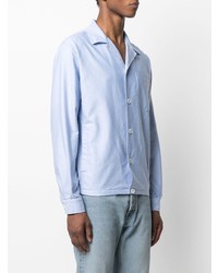 Мужская голубая рубашка с длинным рукавом от Aspesi