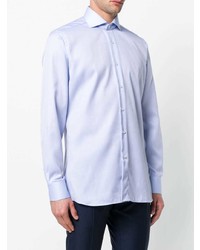 Мужская голубая рубашка с длинным рукавом от Xacus