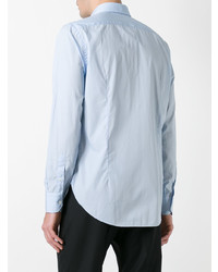 Мужская голубая рубашка с длинным рукавом от Mp Massimo Piombo