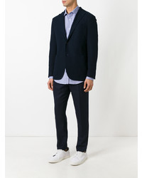 Мужская голубая рубашка с длинным рукавом от Mp Massimo Piombo