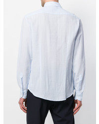 Мужская голубая рубашка с длинным рукавом от Barena