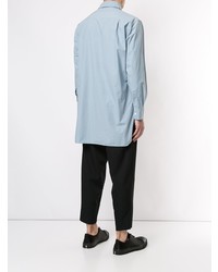 Мужская голубая рубашка с длинным рукавом от Bergfabel