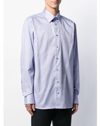 Мужская голубая рубашка с длинным рукавом от Eton