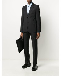 Мужская голубая рубашка с длинным рукавом от Givenchy