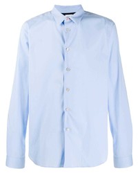 Мужская голубая рубашка с длинным рукавом от PS Paul Smith