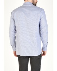 Мужская голубая рубашка с длинным рукавом от RPS