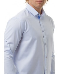 Мужская голубая рубашка с длинным рукавом от RPS