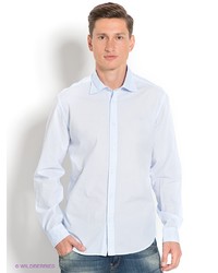 Мужская голубая рубашка с длинным рукавом от Ruck&Maul