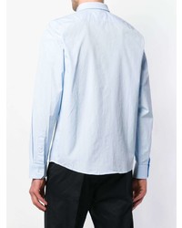 Мужская голубая рубашка с длинным рукавом от Diesel