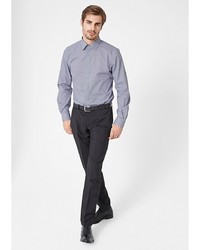 Мужская голубая рубашка с длинным рукавом от s.Oliver