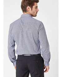 Мужская голубая рубашка с длинным рукавом от s.Oliver