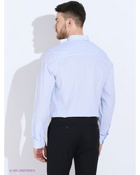 Мужская голубая рубашка с длинным рукавом от Sela