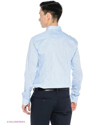 Мужская голубая рубашка с длинным рукавом от Sela