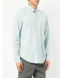 Мужская голубая рубашка с длинным рукавом от Jac+ Jack