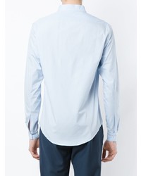 Мужская голубая рубашка с длинным рукавом от Egrey