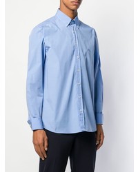Мужская голубая рубашка с длинным рукавом от Etro