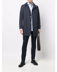 Мужская голубая рубашка с длинным рукавом от BOSS