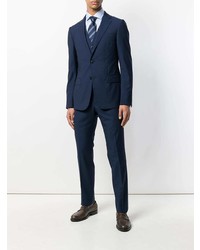 Мужская голубая рубашка с длинным рукавом от Z Zegna