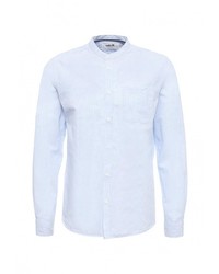 Мужская голубая рубашка с длинным рукавом от Solid