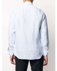 Мужская голубая рубашка с длинным рукавом от Glanshirt