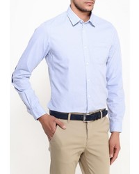 Мужская голубая рубашка с длинным рукавом от SPRINGFIELD